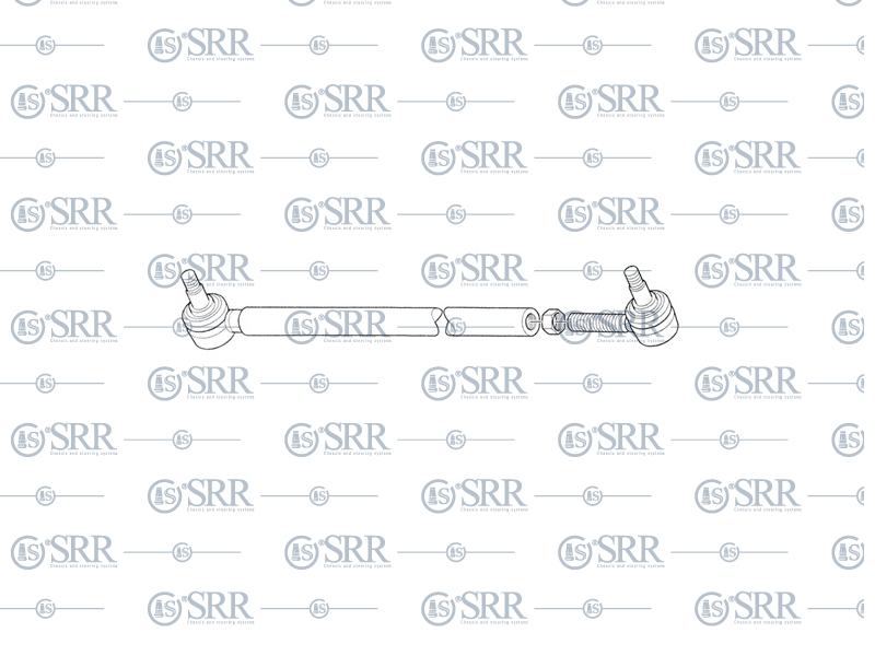 Center Rod for New Holland Tdd Plus Trattore: Td60d Td70d Td80d Td90d Td95d - 5142245